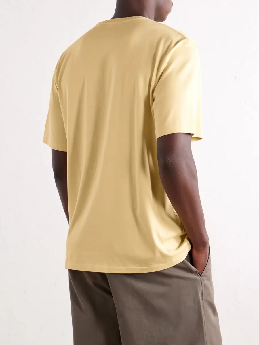 Auralee Luster Cotton-Jersey T-Shirt - Men | Thumbnail 4