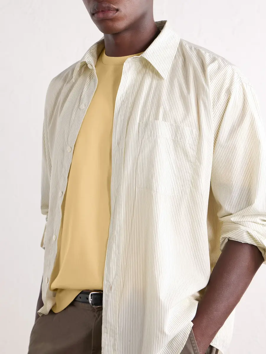 Auralee Luster Cotton-Jersey T-Shirt - Men | Thumbnail 5