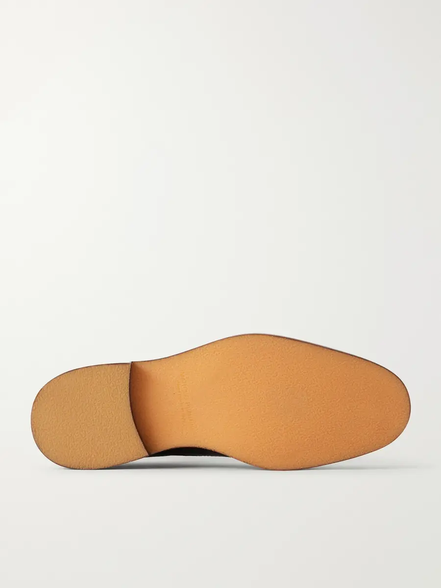 Manolo Blahnik Newbury Full-Grained Leather Derby Shoes - Men | Thumbnail 3