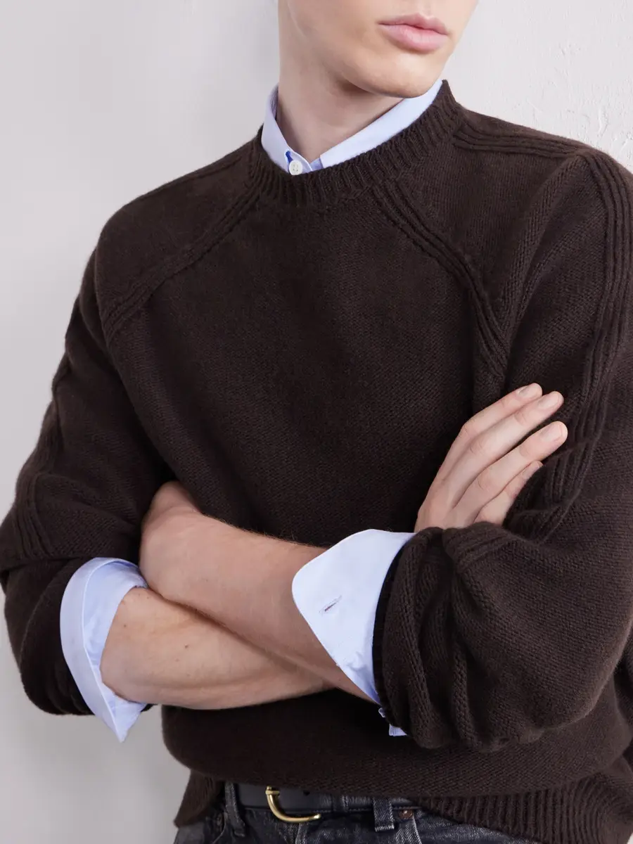Inis Meáin Wool Sweater - Men | Thumbnail 5 Inis Meáin Wool Sweater - Men | Thumbnail 5