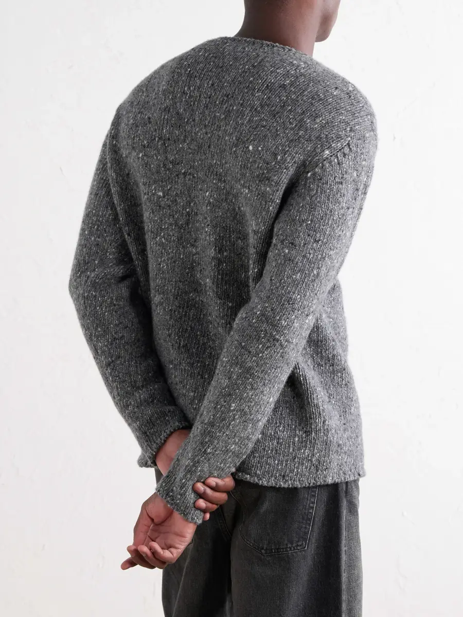 Auralee Wool Sweater - Men | Thumbnail 4 Auralee Wool Sweater - Men | Thumbnail 4