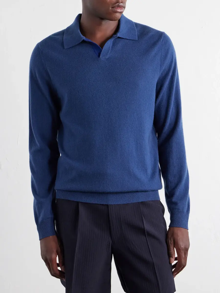 MR P. Cashmere Polo Sweater - Men | Thumbnail 3 MR P. Cashmere Polo Sweater - Men | Thumbnail 3