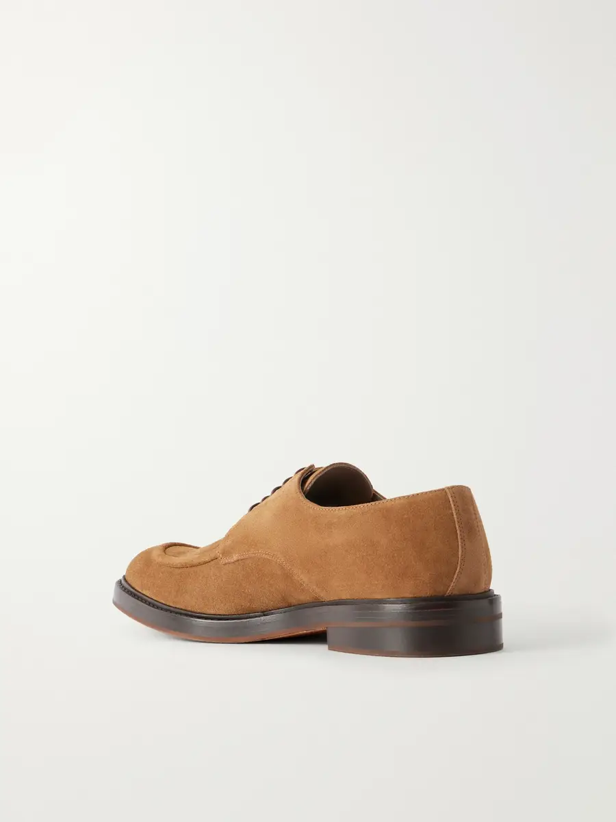 Manolo Blahnik Newbury Suede Derby Shoes - Men | Thumbnail 4 Manolo Blahnik Newbury Suede Derby Shoes - Men | Thumbnail 4