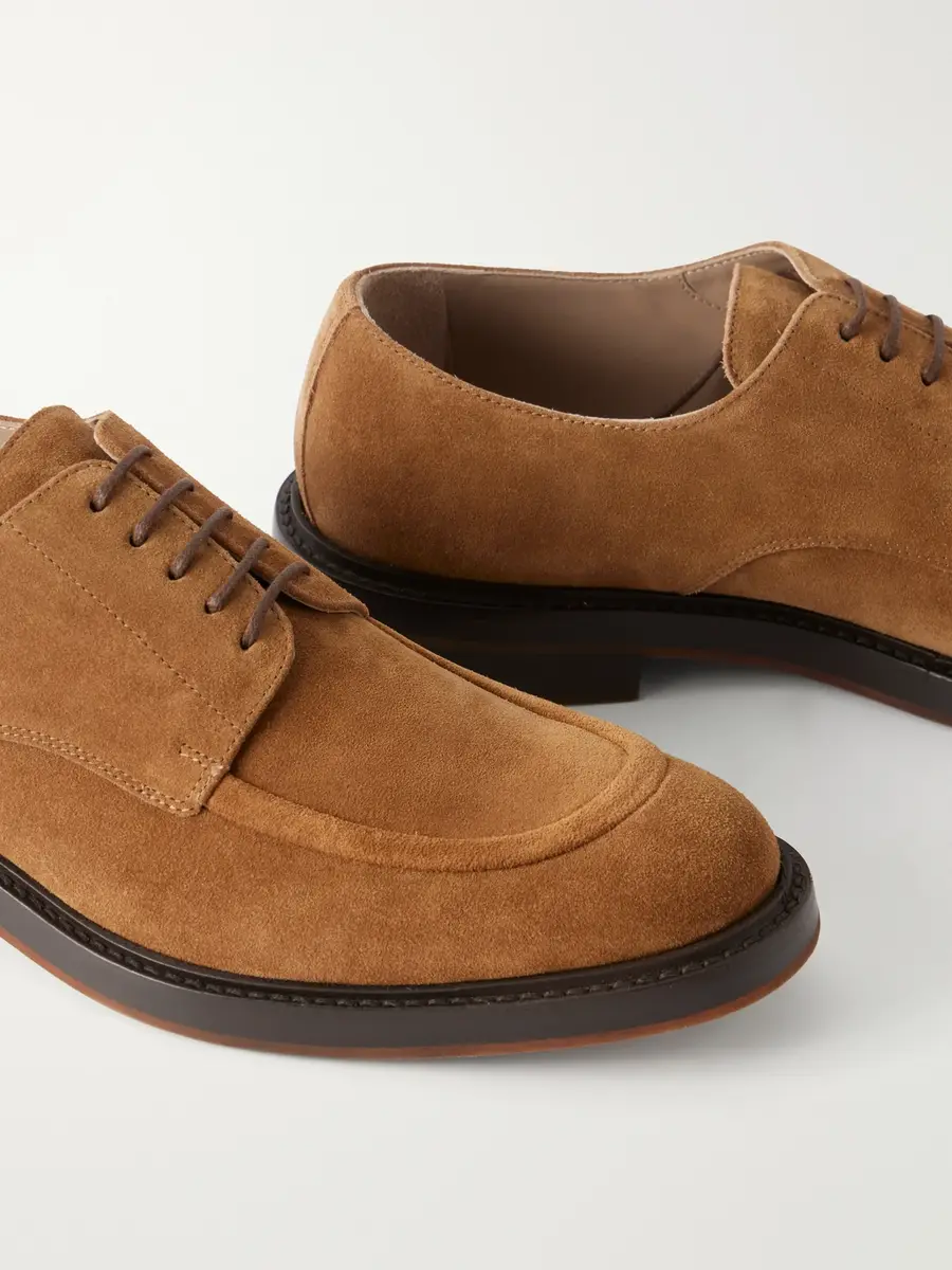 Manolo Blahnik Newbury Suede Derby Shoes - Men | Thumbnail 5 Manolo Blahnik Newbury Suede Derby Shoes - Men | Thumbnail 5