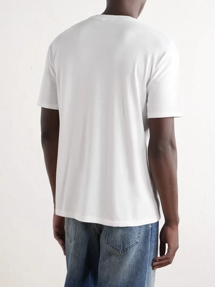 Auralee Seamless Cotton-Jersey T-Shirt - Men | Thumbnail 4 Auralee Seamless Cotton-Jersey T-Shirt - Men | Thumbnail 4