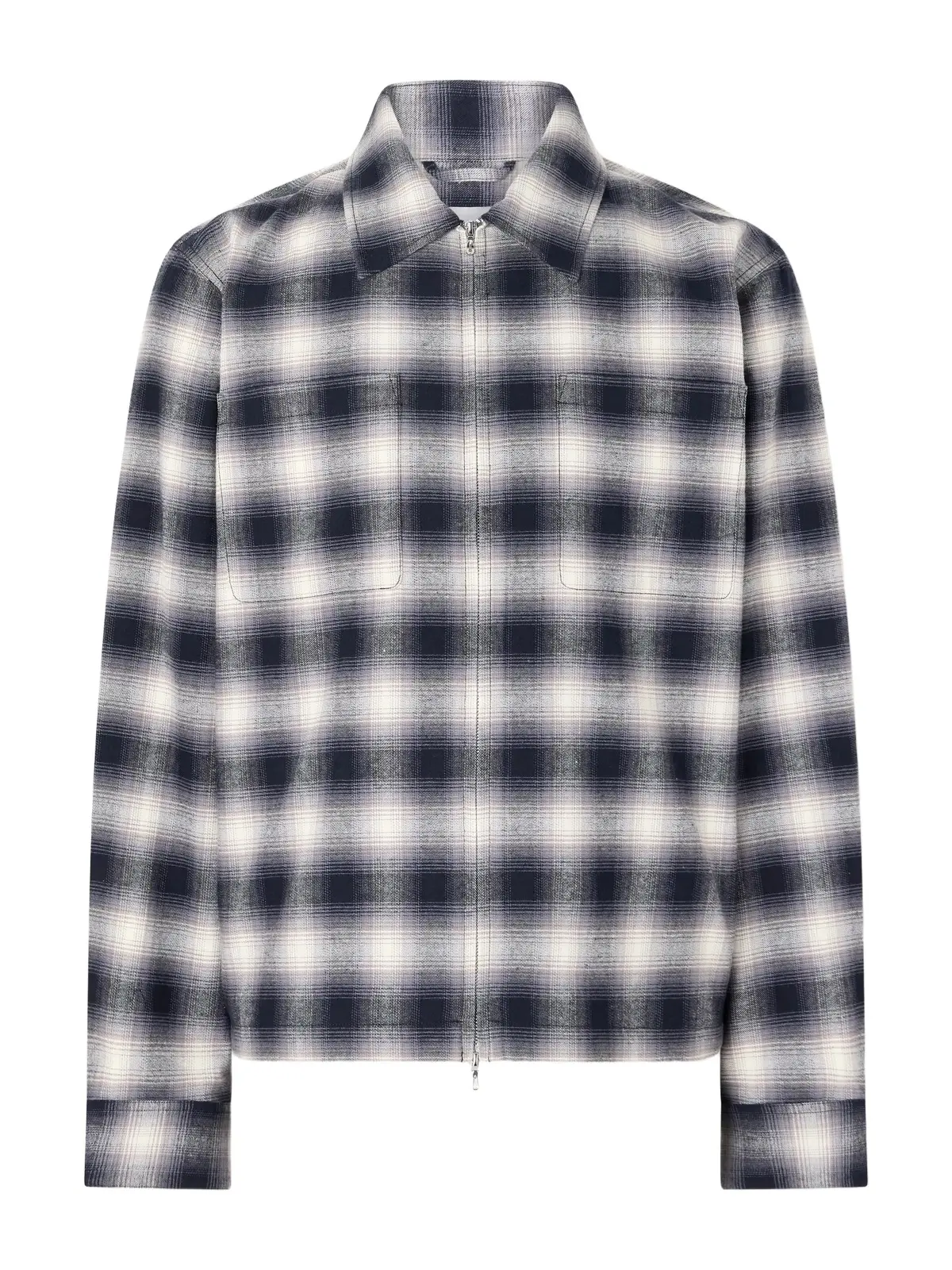 Zoclao Checked Zip-Up Cotton Jacket - Men Zoclao Checked Zip-Up Cotton Jacket - Men