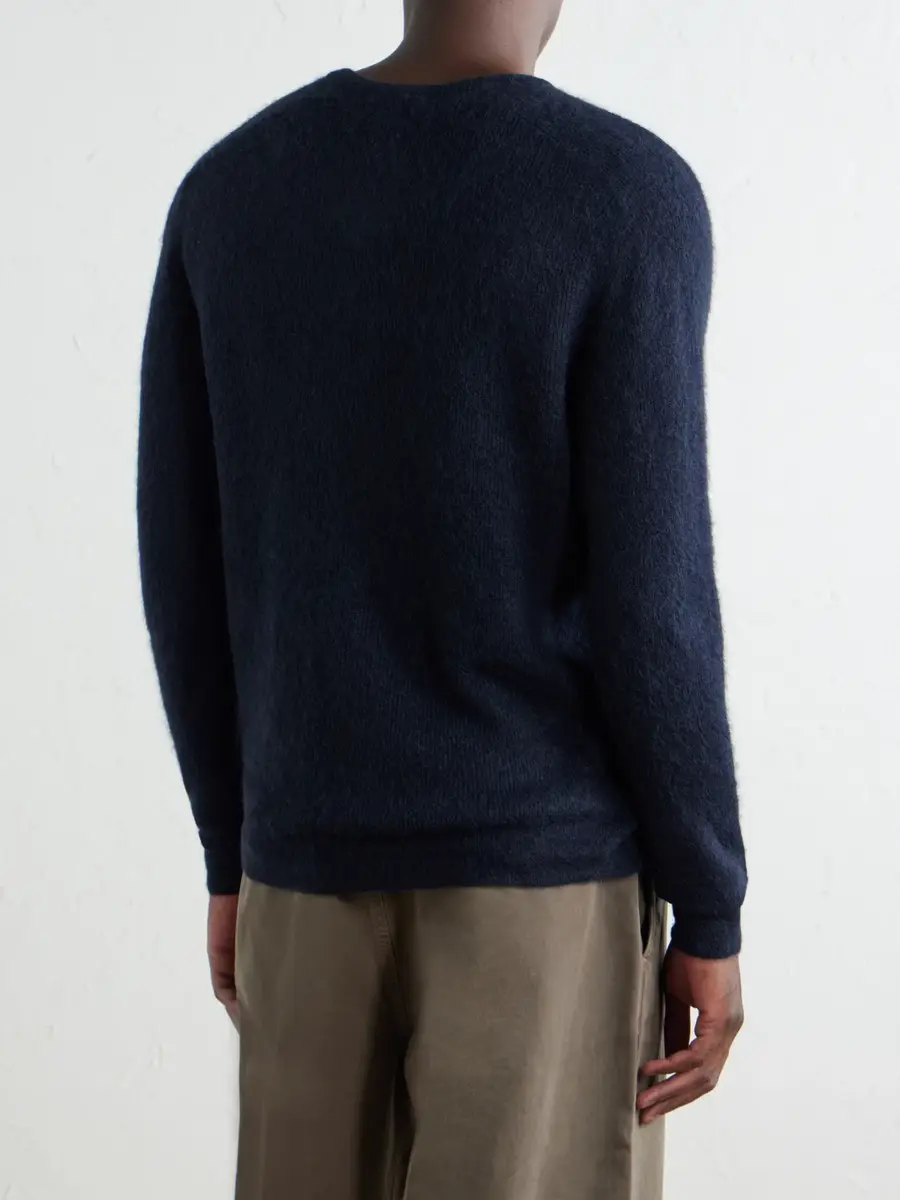 Auralee Alpaca-Blend Sweater - Men | Thumbnail 4 Auralee Alpaca-Blend Sweater - Men | Thumbnail 4