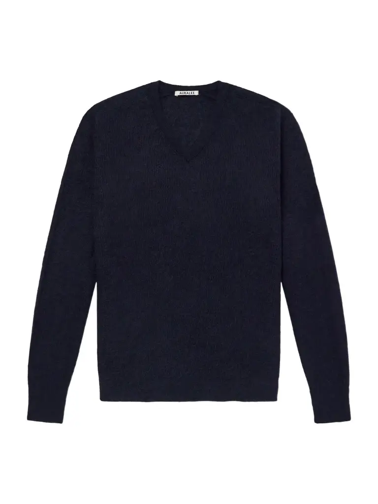 Auralee Alpaca-Blend Sweater - Men | Image 1 Auralee Alpaca-Blend Sweater - Men | Image 1