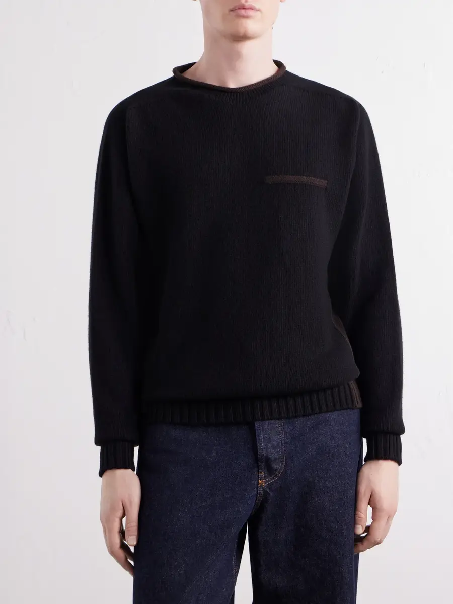 Inis Meáin Lambswool Sweater - Men | Thumbnail 3 Inis Meáin Lambswool Sweater - Men | Thumbnail 3
