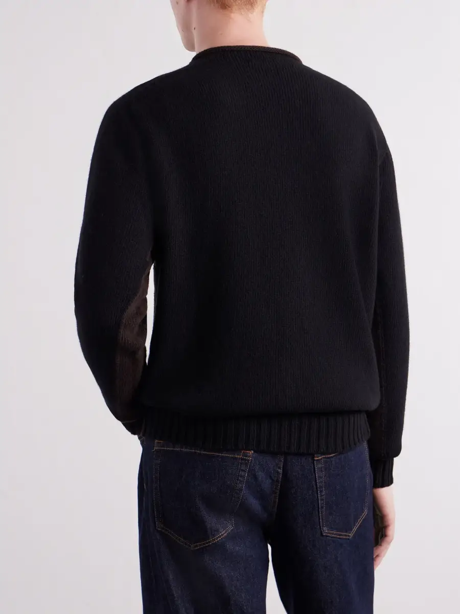 Inis Meáin Lambswool Sweater - Men | Thumbnail 4 Inis Meáin Lambswool Sweater - Men | Thumbnail 4