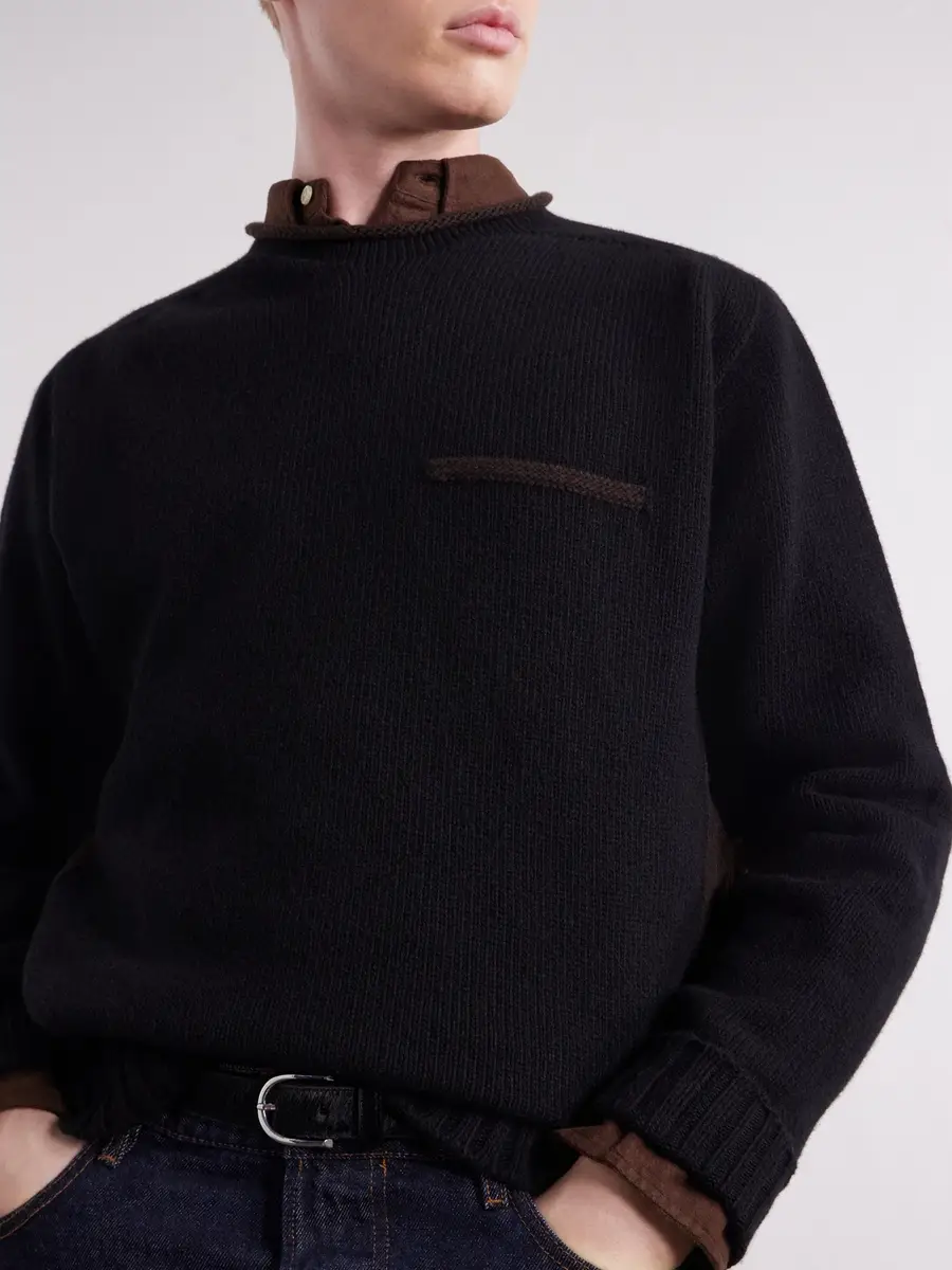 Inis Meáin Lambswool Sweater - Men | Thumbnail 5 Inis Meáin Lambswool Sweater - Men | Thumbnail 5