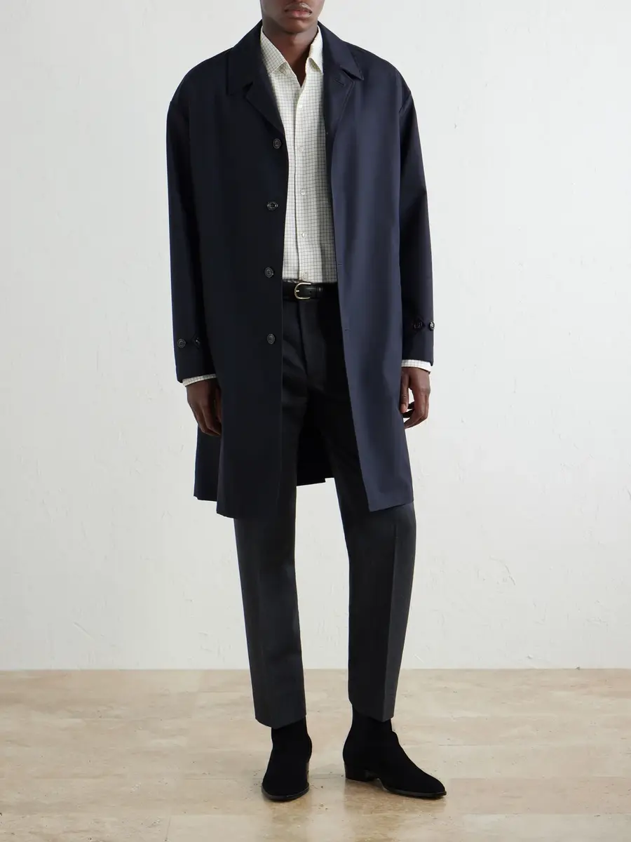 Zegna Checked Silk-Twill Shirt - Men | Thumbnail 2 Zegna Checked Silk-Twill Shirt - Men | Thumbnail 2