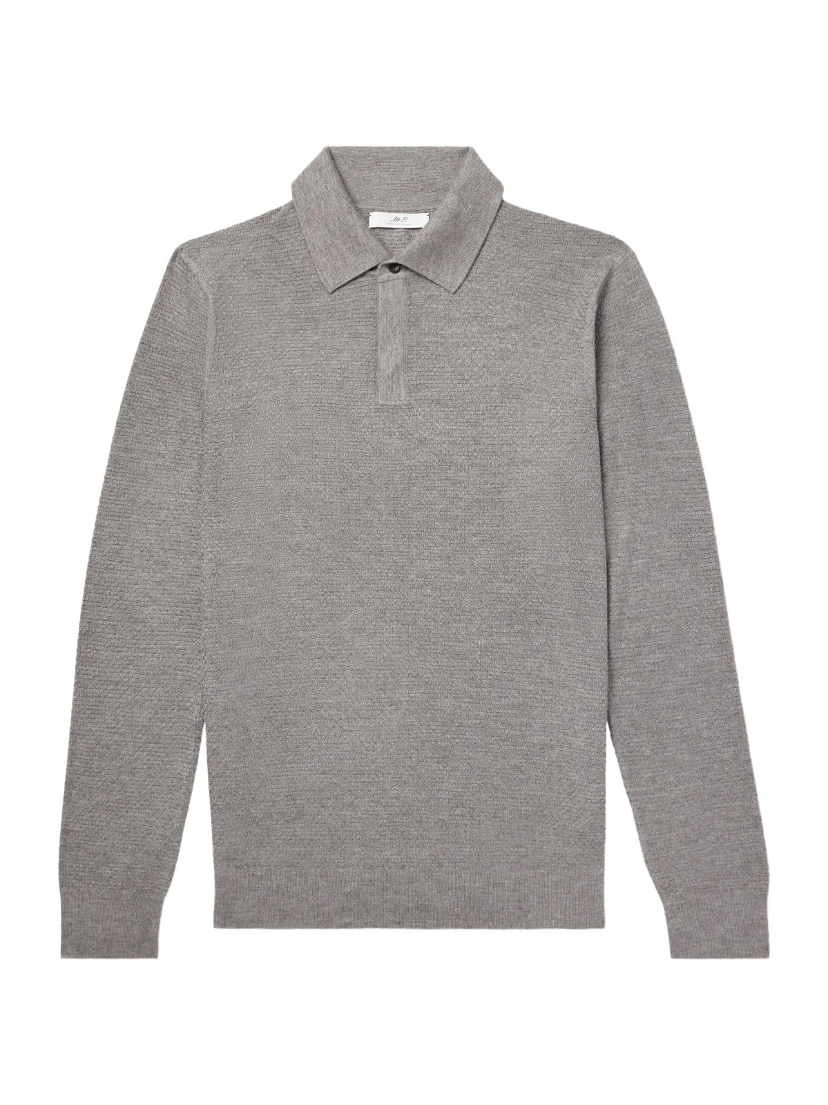 MR P. Cashmere and Silk-Blend Polo Sweater - Men
