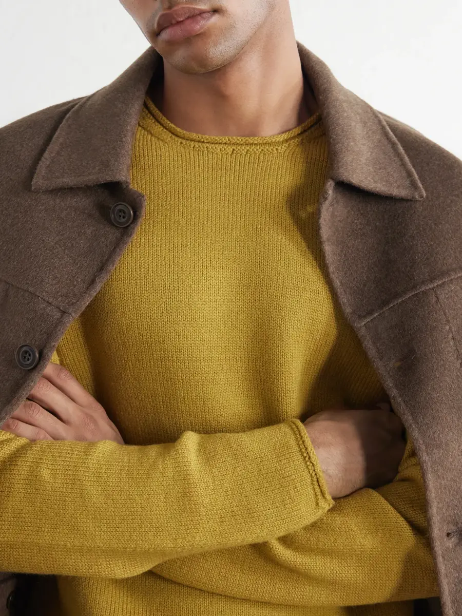 Inis Meáin Merino Wool and Linen-Blend Sweater - Men | Thumbnail 5