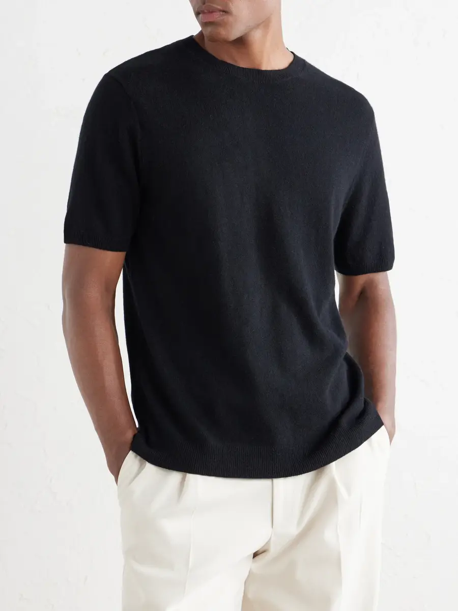 MR P. Knitted Cashmere T-Shirt - Men | Thumbnail 3 MR P. Knitted Cashmere T-Shirt - Men | Thumbnail 3