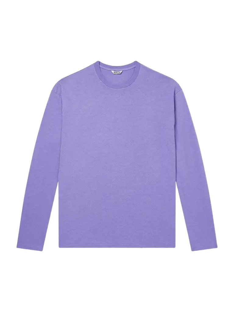 Auralee Cotton-Jersey T-Shirt - Men | Image 1 Auralee Cotton-Jersey T-Shirt - Men | Image 1