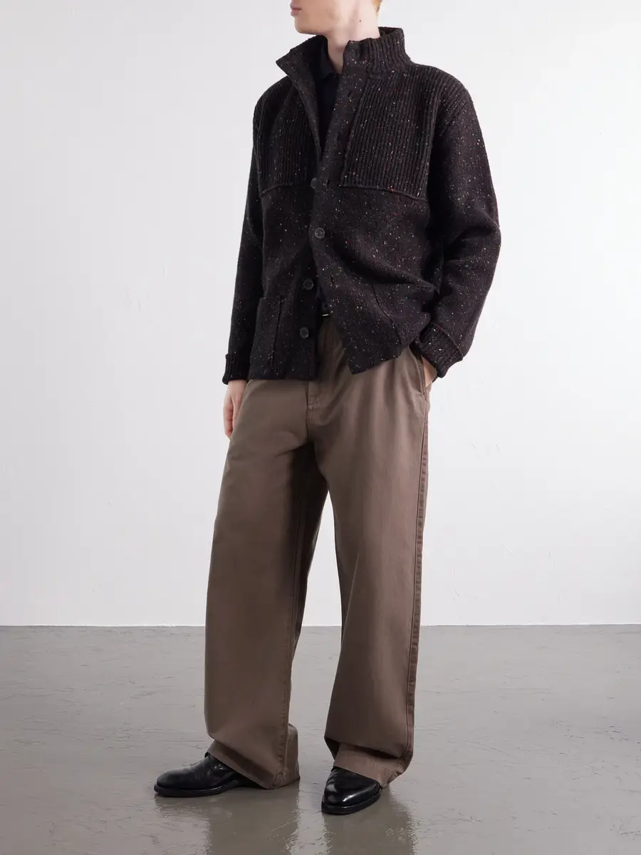 Inis Meáin Storm Merino Wool and Cashmere-Blend Cardigan - Men | Thumbnail 2 Inis Meáin Storm Merino Wool and Cashmere-Blend Cardigan - Men | Thumbnail 2