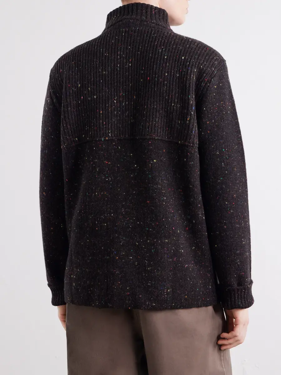 Inis Meáin Storm Merino Wool and Cashmere-Blend Cardigan - Men | Thumbnail 4 Inis Meáin Storm Merino Wool and Cashmere-Blend Cardigan - Men | Thumbnail 4
