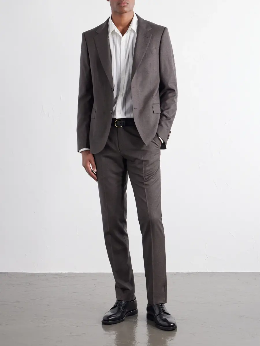 MR P. Luxe Slim-Fit Wool and Silk-Blend Suit Jacket - Men | Thumbnail 2