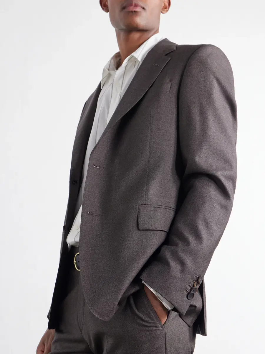 MR P. Luxe Slim-Fit Wool and Silk-Blend Suit Jacket - Men | Thumbnail 5