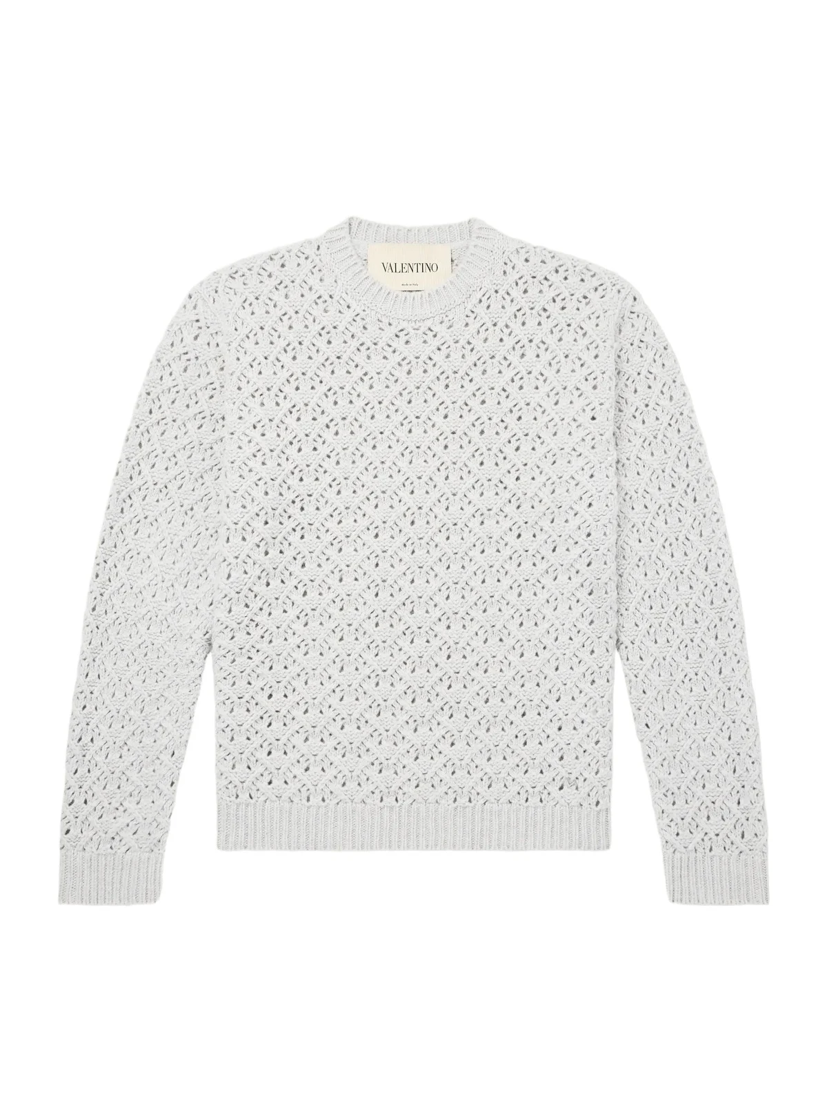 Wool and Cashmere-Blend Sweater - Men Wool and Cashmere-Blend Sweater - Men