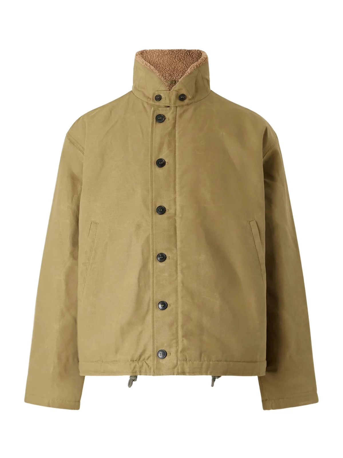 Fortela Deck Wool Fleece-Lined Cotton-Canvas Jacket - Men