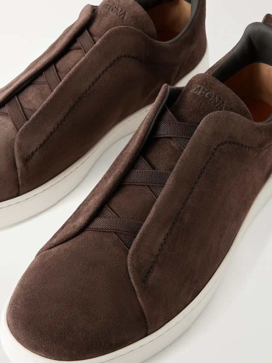 Zegna Triple Stitch™ Suede Sneakers - Men | Thumbnail 5 Zegna Triple Stitch™ Suede Sneakers - Men | Thumbnail 5