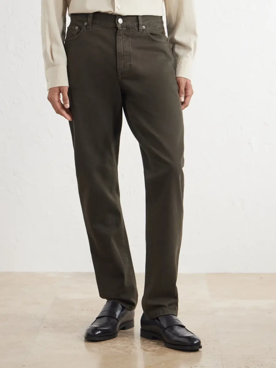 Zegna Roccia Slim-Fit Garment-Dyed Jeans - Men | Thumbnail 3 Zegna Roccia Slim-Fit Garment-Dyed Jeans - Men | Thumbnail 3