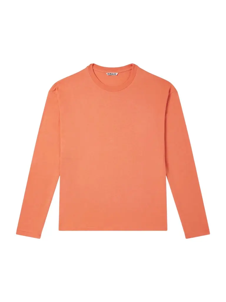 Auralee Cotton-Jersey T-Shirt - Men | Image 1 Auralee Cotton-Jersey T-Shirt - Men | Image 1