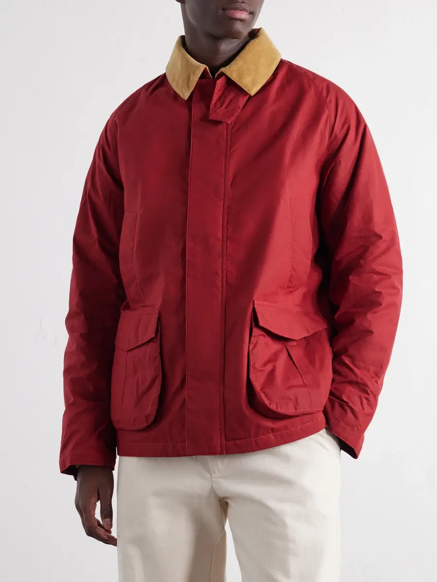 Fortela Bristol Corduroy-Trimmed Waxed Cotton-Canvas Jacket - Men | Thumbnail 3 Fortela Bristol Corduroy-Trimmed Waxed Cotton-Canvas Jacket - Men | Thumbnail 3