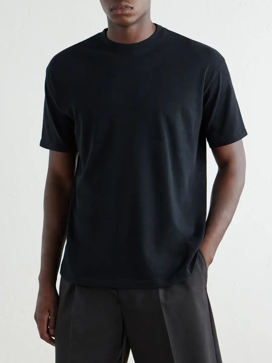 Auralee Seamless Cotton-Jersey T-Shirt - Men | Thumbnail 3 Auralee Seamless Cotton-Jersey T-Shirt - Men | Thumbnail 3
