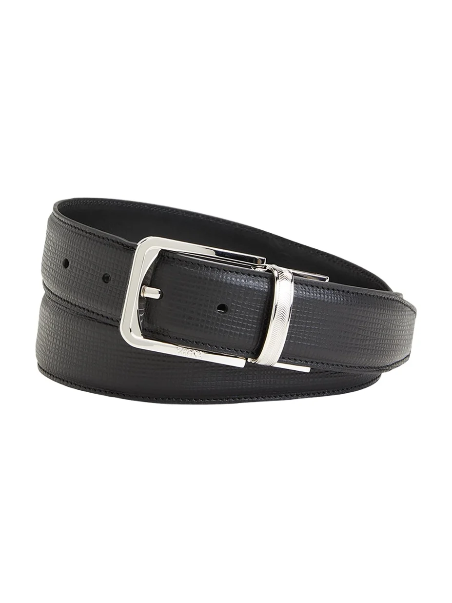 Men's Reversible Adjustable Leather Belt