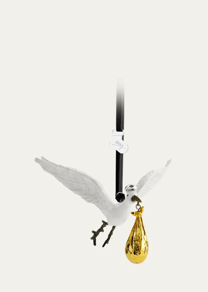 Michael Aram Silver and Gold Stork Ornament | Thumbnail 2 Michael Aram Silver and Gold Stork Ornament | Thumbnail 2