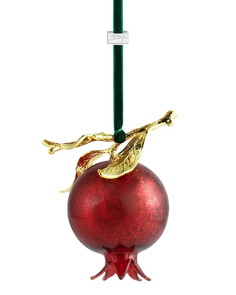 Michael Aram Pomegranate Glass Christmas Ornament
