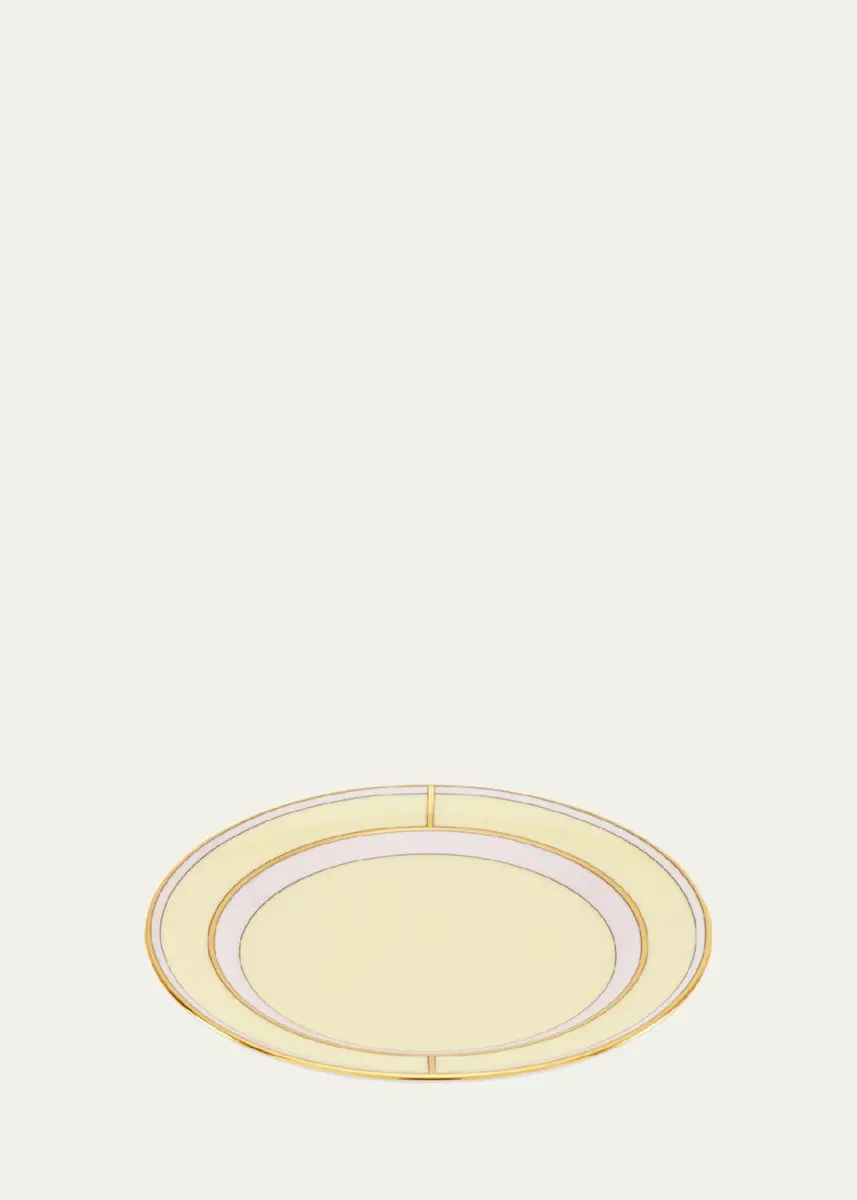 GINORI 1735 Diva Colonna Bread Plate, Giallo | Thumbnail 2