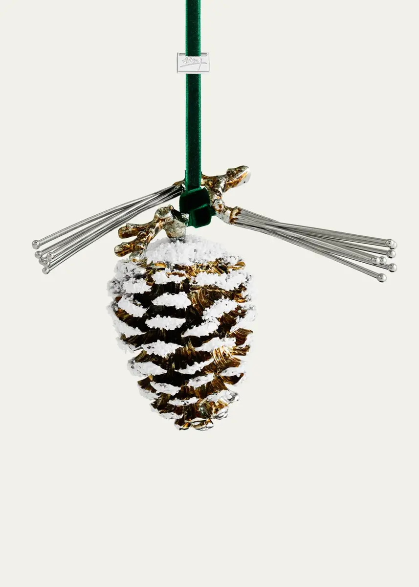 Michael Aram Pine Cone Snowy Christmas Ornament | Thumbnail 2 Michael Aram Pine Cone Snowy Christmas Ornament | Thumbnail 2