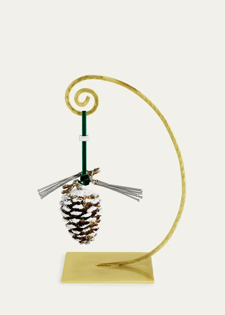 Michael Aram Pine Cone Snowy Christmas Ornament | Thumbnail 4 Michael Aram Pine Cone Snowy Christmas Ornament | Thumbnail 4