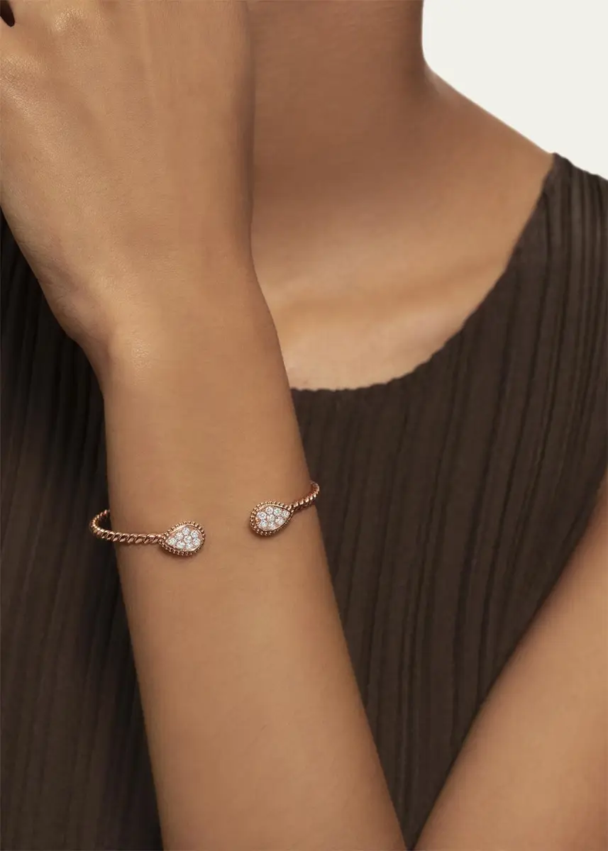 Boucheron 18K Rose Gold Serpent Boheme Bracelet with Diamonds | Thumbnail 2 Boucheron 18K Rose Gold Serpent Boheme Bracelet with Diamonds | Thumbnail 2