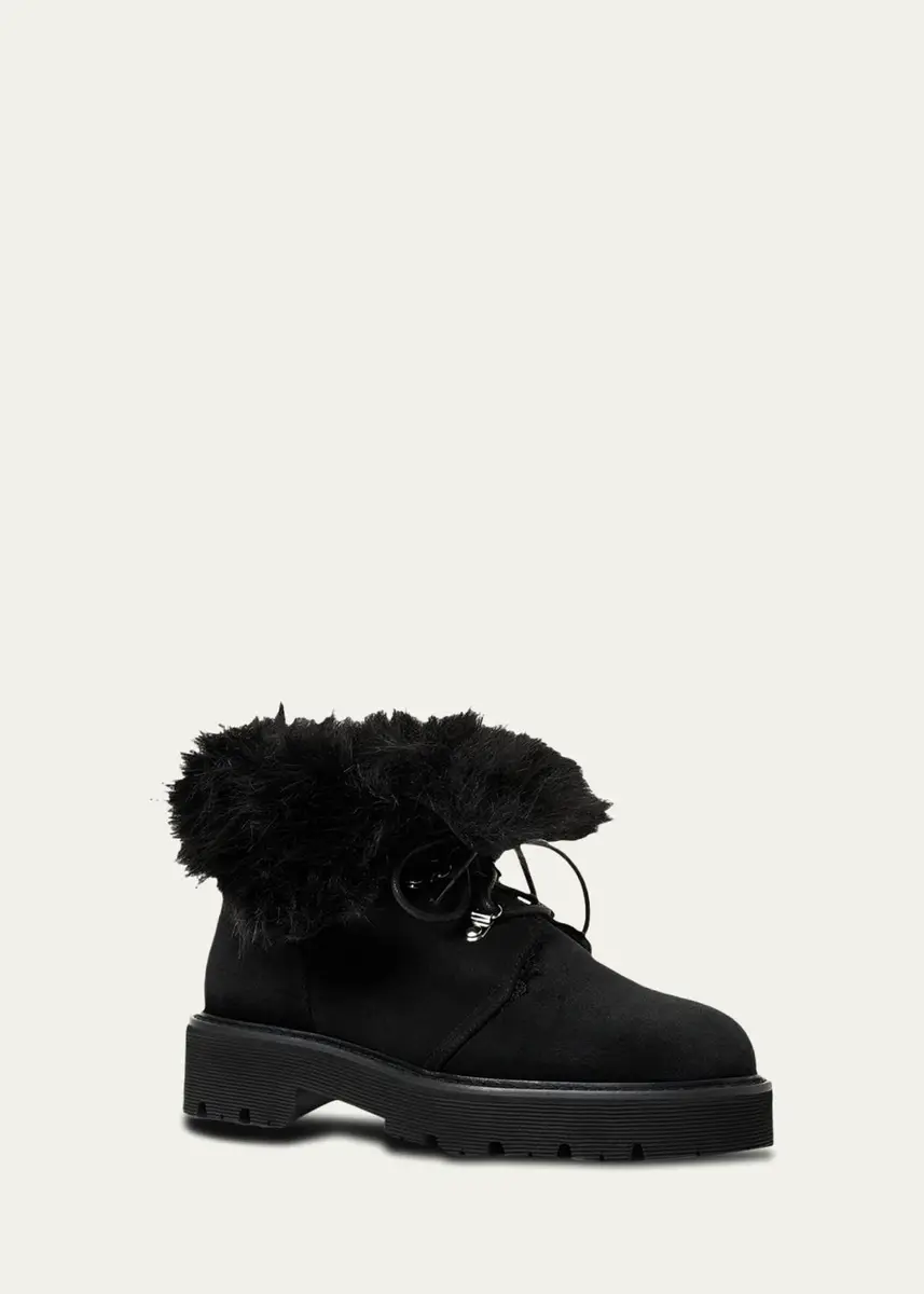 Aquatalia Eva Faux Shearling-Lined Suede Hiker Booties | Thumbnail 2 Aquatalia Eva Faux Shearling-Lined Suede Hiker Booties | Thumbnail 2