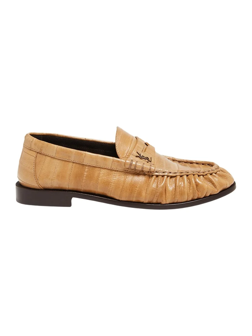 Saint Laurent Le Loafer Eel Leather Penny Loafers