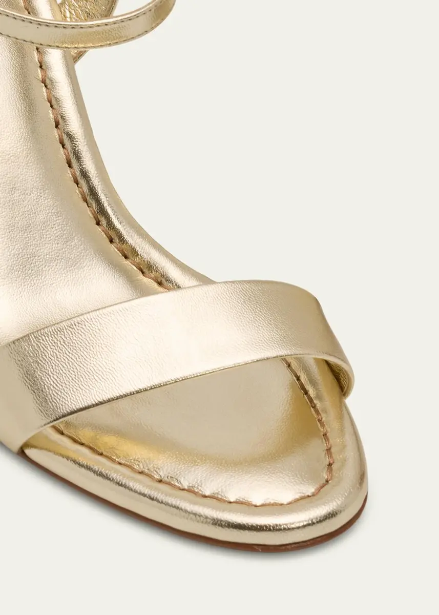 Christian Louboutin 85mm Jane Metallic Leather Ankle-Strap Sandals | Thumbnail 7 Christian Louboutin 85mm Jane Metallic Leather Ankle-Strap Sandals | Thumbnail 7
