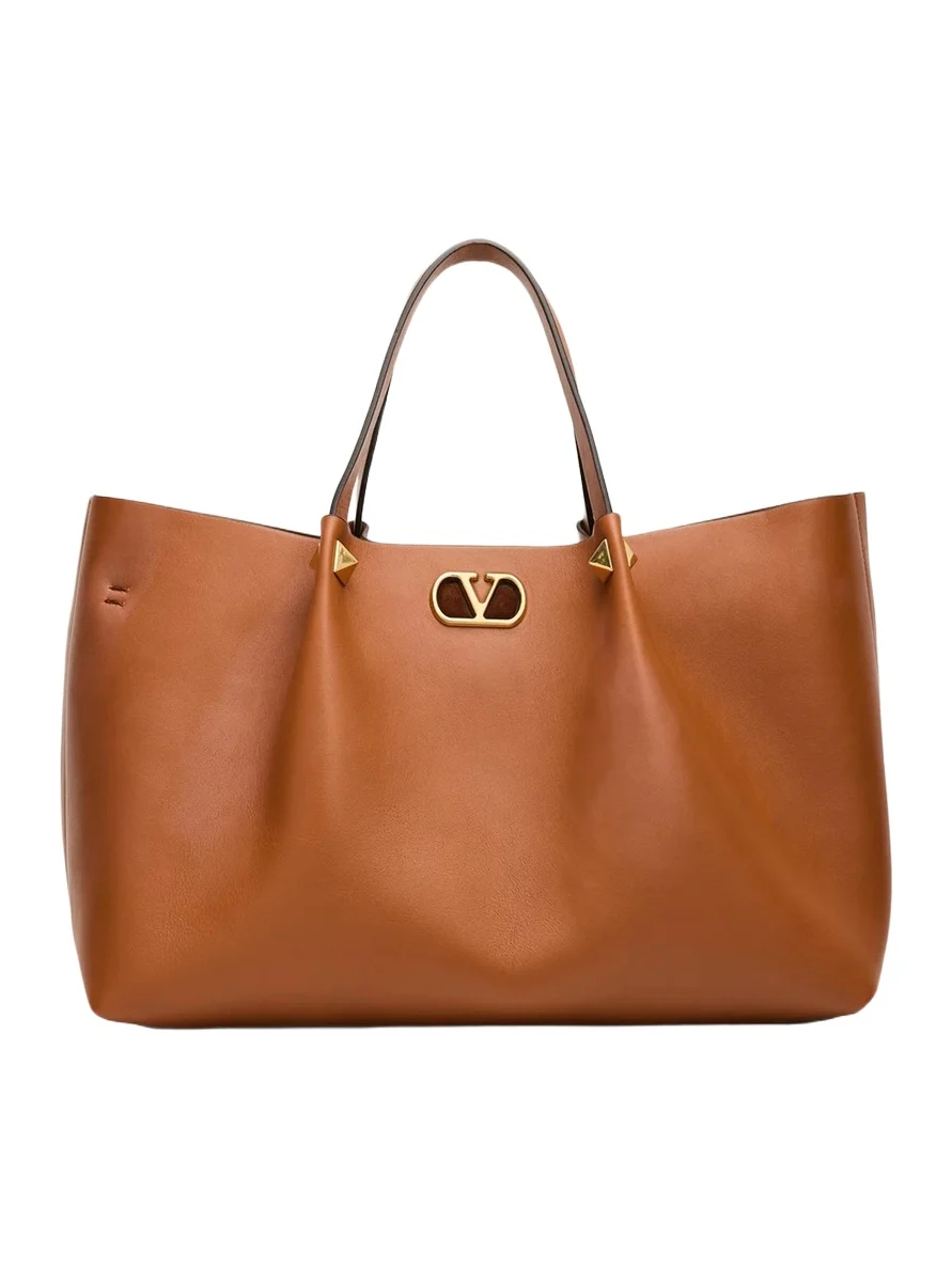 Large Soft Leather Shopping Bag