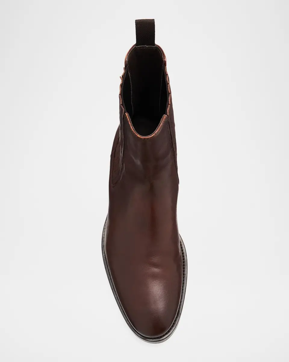 Brunello Cucinelli Men's Leather Chelsea Boots | Thumbnail 3 Brunello Cucinelli Men's Leather Chelsea Boots | Thumbnail 3