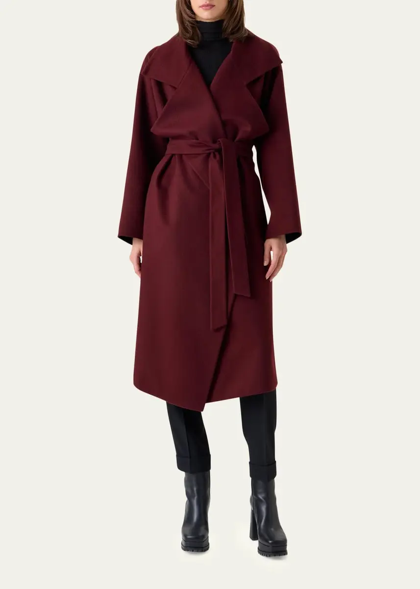 Akris Tasha Cashmere Double-Face Wrap Coat | Thumbnail 2 Akris Tasha Cashmere Double-Face Wrap Coat | Thumbnail 2