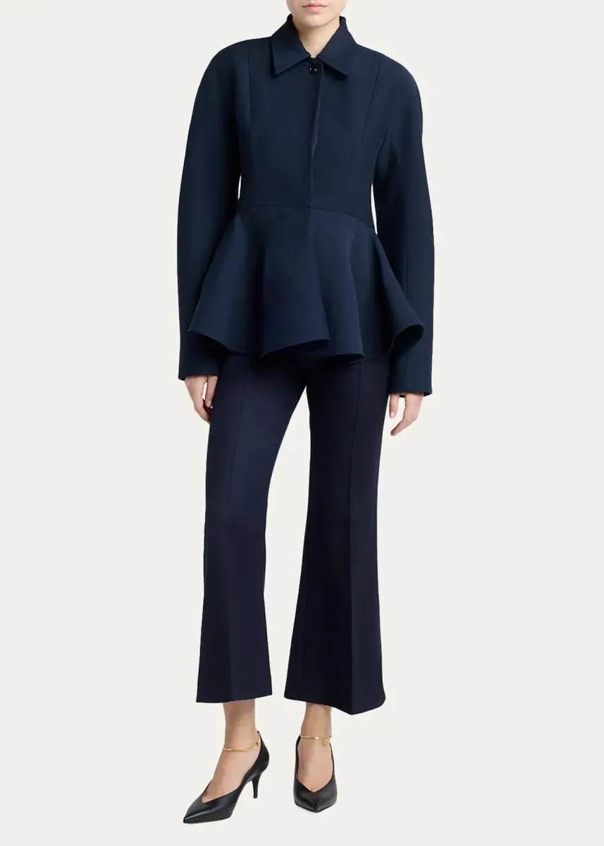 Stella McCartney Dolman-Sleeve Wool Peplum Jacket | Thumbnail 2 Stella McCartney Dolman-Sleeve Wool Peplum Jacket | Thumbnail 2