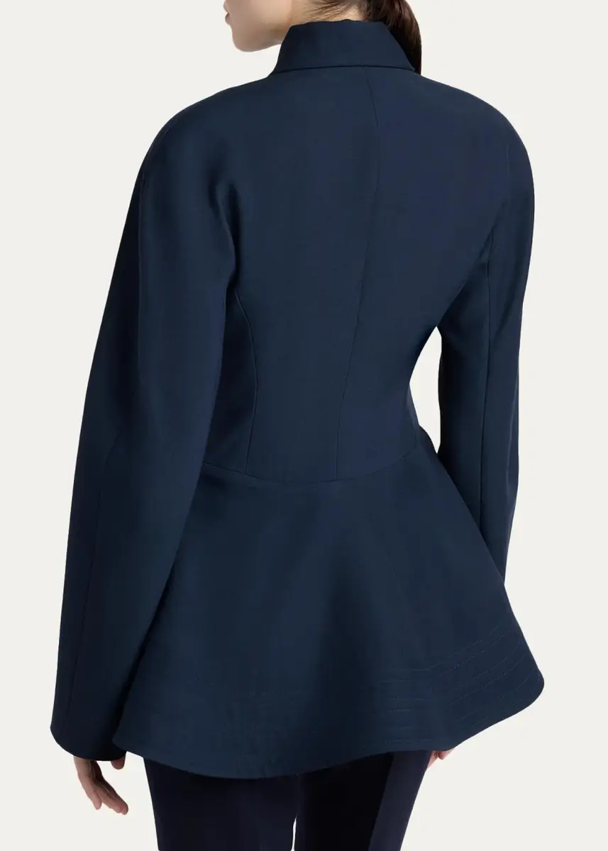 Stella McCartney Dolman-Sleeve Wool Peplum Jacket | Thumbnail 3 Stella McCartney Dolman-Sleeve Wool Peplum Jacket | Thumbnail 3