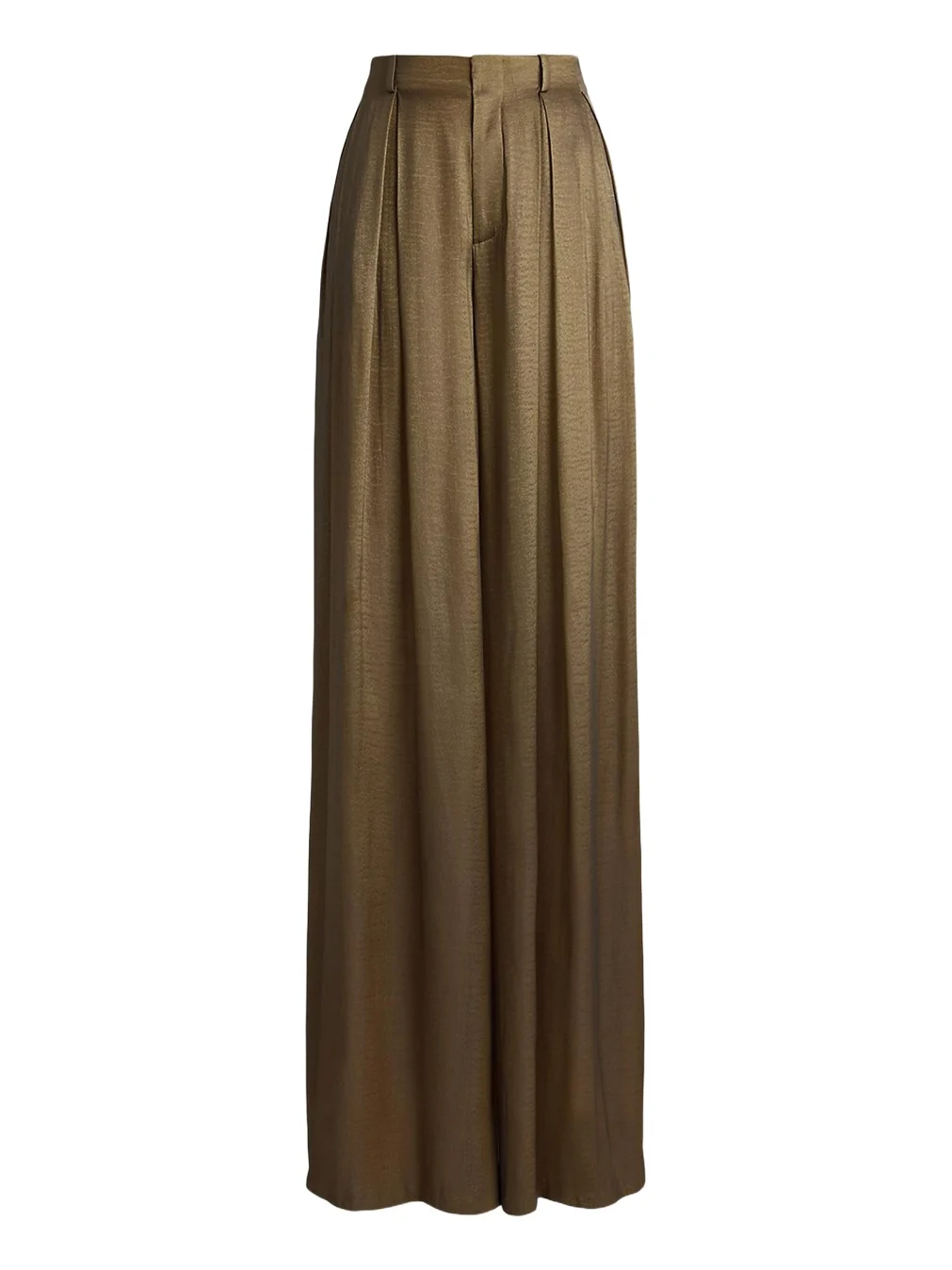 Greer Lamé Pleated Pants