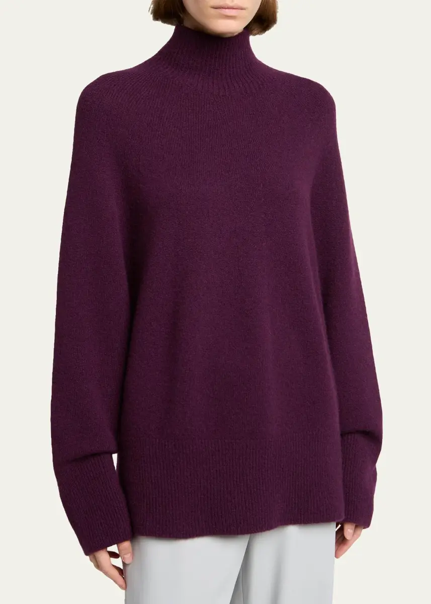 Giorgio Armani Long Cashmere Turtleneck Sweater | Thumbnail 4