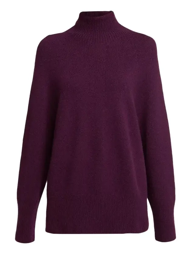 Long Cashmere Turtleneck Sweater