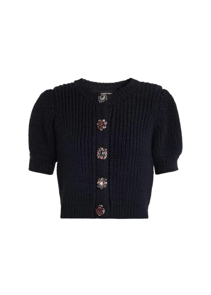 Rita Baroque Embellished Cardigan